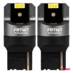 Amio - ΛΑΜΠΕΣ WY21W 12/24V 6.000K 4SMD LED CAN-BUS ΚΙΤΡΙΝΟ PRO SERIES - 2 ΤΕΜ. (03590/AM) - Image 2