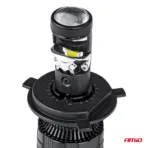 Amio - ΛΑΜΠΕΣ H4 PL-LENS SERIES 9>36V 60W 5.000K 3.800lm LED 2x4575 SMD CAN-BUS ΜΕ ΠΡΟΤΖΕΚΤΟΡΑ - 2 Τεμ. (03667/AM) - Image 2