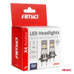 Amio - ΛΑΜΠΕΣ LED H1 12V 44W 6.500K 3.936lm CSP X4 SERIES AVIATOR PLUG & PLAY - 2 ΤΕΜ. (03761/AM) - Image 5