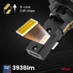 Amio - ΛΑΜΠΕΣ LED H7 12V 44W 6.500K 3.936lm CSP X4 SERIES AVIATOR PLUG & PLAY - 2 ΤΕΜ. (03764/AM) - Image 4