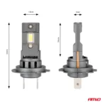 Amio - ΛΑΜΠΕΣ LED H7 12V 44W 6.500K 3.936lm CSP X4 SERIES AVIATOR PLUG & PLAY - 2 ΤΕΜ. (03764/AM) - Image 8