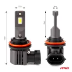 Amio - ΛΑΜΠΕΣ LED H8/H9/H11 12V 44W 6.500K 3.936lm X4 SERIES AVIATOR PLUG & PLAY - 2 ΤΕΜ. (03765/AM) - Image 3