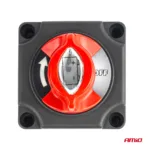 Amio - ΔΙΑΚΟΠΤΗΣ POWER-OFF ΜΠΑΤΑΡΙΑΣ ΣΕ ΒΑΣΗ 12-48V 300A ΜΑΥΡΟ/ΚΟΚΚΙΝΟ - 1 Τεμ. (03838/AM) - Image 3