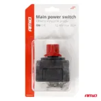 Amio - ΔΙΑΚΟΠΤΗΣ POWER-OFF ΜΠΑΤΑΡΙΑΣ ΣΕ ΒΑΣΗ 12-48V 300A ΜΑΥΡΟ/ΚΟΚΚΙΝΟ - 1 Τεμ. (03838/AM) - Image 6