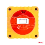 Amio - ΔΙΑΚΟΠΤΗΣ POWER-OFF ΜΠΑΤΑΡΙΑΣ ΣΕ ΒΑΣΗ 12-48V 300A ΜΑΥΡΟ/ΧΡΥΣΟ - 1 Τεμ. (03839/AM) - Image 3