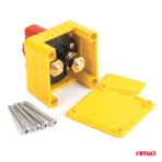Amio - ΔΙΑΚΟΠΤΗΣ POWER-OFF ΜΠΑΤΑΡΙΑΣ ΣΕ ΒΑΣΗ 12-48V 300A ΜΑΥΡΟ/ΧΡΥΣΟ - 1 Τεμ. (03839/AM) - Image 5