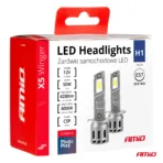 Amio - Λάμπες LED Αυτοκινήτου X5 WINGER H1 6000K 30W CANBUS 2936LM - 2 Τεμ. (03943/AM) - Image 2