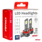 H8/H9/H11 12V 50W 6.000K 4200LM CSP LED CAN-BUS SERIES X5 WINGER 2ΤΕΜ. AMIO - Image 6