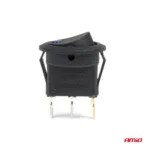 Amio - ΔΙΑΚΟΠΤΗΣ 12V ON/OFF ΣΤΡΟΓΓΥΛΟΣ ΜΕ 3 ΕΠΑΦΕΣ ΜΠΛΕ LED - 1 τεμ. (03963/AM) - Image 3