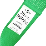 Amio - ΙΜΑΝΤΑΣ ΡΥΜΟΥΛΚΗΣΗΣ TOW ROPE ΠΡΑΣΙΝΟ 75mm 8000KG 5m - 1 τεμ. (03993/AM) - Image 2