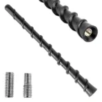 Amio - ΚΕΡΑΙΑ ΟΡΟΦΗΣ ANTM10 18cm ΜΕ 2 ΑΝΤΑΠΤΟΡΕΣ 5-6mm ΜΑΥΡΗ - 1 ΤΕΜ. (04160/AM)