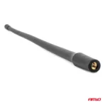 Amio - ΚΕΡΑΙΑ ΟΡΟΦΗΣ ANTM12 33cm ΜΕ 2 ΑΝΤΑΠΤΟΡΕΣ 5-6mm ΜΑΥΡΗ - 1 ΤΕΜ. (04162/AM) - Image 2