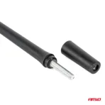 Amio - ΚΕΡΑΙΑ ΟΡΟΦΗΣ ANTM12 33cm ΜΕ 2 ΑΝΤΑΠΤΟΡΕΣ 5-6mm ΜΑΥΡΗ - 1 ΤΕΜ. (04162/AM) - Image 3