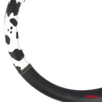 Amio - ΚΑΛΥΜΜΑ ΤΙΜΟΝΙΟΥ SWC-62 (M) 37>39cm ΜΑΥΡΟ ΜΕ ΣΧΕΔΙΟ ΑΣΠΡΟΜΑΥΡΟ ΔΕΡΜΑ ΑΓΕΛΑΔΑΣ - 1 ΤΕΜ. (04172/AM) - Image 2