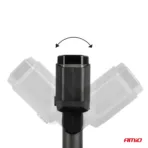 Amio - ΑΝΤΑΠΤΟΡΑΣ ΑΝΑΠΤΗΡΑ ΔΙΠΛΟΣ 12/24V ΜΕ ΒΟΛΤΟΜΕΤΡΟ ΜΕ 3 ΘΥΡΕΣ USB - 1 Τεμ. (04174/AM) - Image 5