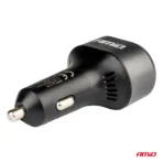 Amio - ΦΟΡΤΙΣΤΗΣ ΑΝΑΠΤΗΡΑ ΜΕ 3 ΘΥΡΕΣ 2xUSB-C 65W/20W+USB-A QUICK CHARGE 3.0 ΜΑΥΡΟ - 1 Τεμ. (04177/AM) - Image 4