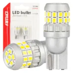 Amio - ΛΑΜΠΑΚΙΑ T10 W5W 12V/24V LED CAN-BUS 30xSMD 2016 ΛΕΥΚΟ 5500K - 2 ΤΕΜ. (04233/AM)