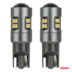 Amio - ΛΑΜΠΑΚΙΑ T10 W5W 12V/24V LED CAN-BUS 16xSMD 2016 ΛΕΥΚΟ ΦΩΣ 5.500K (ΣΕ ΧΡΩΜΑ ΧΡΩΜΙΟΥ) - 2 ΤΕΜ. (04234/AM) - Image 2