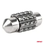 Amio - ΛΑΜΠΑΚΙΑ ΠΛΑΦΟΝΙΕΡΑΣ 31mm 12/24V C5W 5500K 12xSMD 3838 CAN-BUS FESTOON (ΛΕΥΚΟ) - 2 ΤΕΜ. (04247/AM) - Image 3