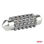 Amio - ΛΑΜΠΑΚΙΑ ΠΛΑΦΟΝΙΕΡΑΣ 39mm 12/24V C5W 5500K 12xSMD 3838 CAN-BUS FESTOON (ΛΕΥΚΟ) - 2 ΤΕΜ. (04249/AM) - Image 3