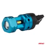 Amio - Λάμπες LED CANBUS T20 7440 W21W 4SMD 1860 Λευκή 6000K – 12/24V - 2 Τεμ. (04254/AM) - Image 3