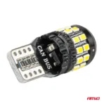 Amio - Λάμπες LED CANBUS T10 (W5W) 27SMD 2016 Λευκές 5500K 12V/24V - 2τεμ. (04258/AM) - Image 3