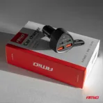 Amio - ΦΟΡΤΙΣΤΗΣ ΑΝΑΠΤΗΡΑ ΜΕ 4 ΘΥΡΕΣ 2xUSB-A+2xUSB-C 50W ΜΑΥΡΟ - 1 Τεμ. (04284/AM) - Image 4