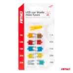 Amio - Ασφάλειες Mini Blade (Μαχαιρωτές) με LED Ένδειξη Καμένης Ασφάλειας & Εργαλείο Αφαίρεσης για Άμεσο Έλεγχο Ηλεκτρικού Κυκλώματος OE - 10 Τεμ. (04340/AM) - Image 6