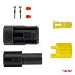 Amio - ΦΙΣΑ ΣΥΝΔΕΣΗΣ ΜΕ ΥΠΟΔΟΧΗ 1 PIN Φ2,2mm ΑΔΙΑΒΡΟΧΗ - 1 τεμ. (04345/AM) - Image 3