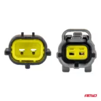 Amio - ΦΙΣΑ ΣΥΝΔΕΣΗΣ ΜΕ ΥΠΟΔΟΧΗ 2 PIN Φ2,2mm ΑΔΙΑΒΡΟΧΗ - 1 τεμ. (04346/AM) - Image 4