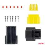 Amio - ΦΙΣΑ ΣΥΝΔΕΣΗΣ ΜΕ ΥΠΟΔΟΧΗ 3 PIN Φ2,2mm ΑΔΙΑΒΡΟΧΗ - 1 τεμ. (04347/AM) - Image 3