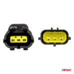 Amio - ΦΙΣΑ ΣΥΝΔΕΣΗΣ ΜΕ ΥΠΟΔΟΧΗ 3 PIN Φ2,2mm ΑΔΙΑΒΡΟΧΗ - 1 τεμ. (04347/AM) - Image 4