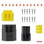Amio - ΦΙΣΑ ΣΥΝΔΕΣΗΣ ΜΕ ΥΠΟΔΟΧΗ 6 PIN Φ2,2mm ΑΔΙΑΒΡΟΧΗ - 1 τεμ. (04349/AM) - Image 3