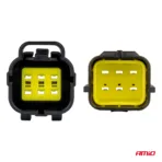 Amio - ΦΙΣΑ ΣΥΝΔΕΣΗΣ ΜΕ ΥΠΟΔΟΧΗ 6 PIN Φ2,2mm ΑΔΙΑΒΡΟΧΗ - 1 τεμ. (04349/AM) - Image 4