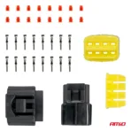 Amio - ΦΙΣΑ ΣΥΝΔΕΣΗΣ ΜΕ ΥΠΟΔΟΧΗ 8 PIN Φ2,2mm ΑΔΙΑΒΡΟΧΗ - 1 τεμ. (04350/AM) - Image 3