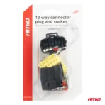 Amio - ΦΙΣΑ ΣΥΝΔΕΣΗΣ ΜΕ ΥΠΟΔΟΧΗ 12 PIN Φ2,2mm ΑΔΙΑΒΡΟΧΗ - 1 τεμ. (04352/AM) - Image 5