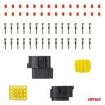 Amio - ΦΙΣΑ ΣΥΝΔΕΣΗΣ ΜΕ ΥΠΟΔΟΧΗ 16 PIN Φ2,2mm ΑΔΙΑΒΡΟΧΗ - 1 τεμ. (04353/AM) - Image 3