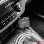 Amio - ΑΝΤΑΠΤΟΡΑΣ ΑΝΑΠΤΗΡΑ 12/24V 100W ΜΑΥΡΟΣ/2 ΘΕΣΕΙΣ/1xUSB-A+1xUSB-C/ΠΕΡΙΣΤΡΟΦΗ 180 ΜΟΙΡΩΝ - 1 ΤΕΜ. (04357/AM) - Image 3