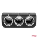Amio - ΑΝΤΑΠΤΟΡΑΣ ΑΝΑΠΤΗΡΑ 12/24V 120W ΜΑΥΡΟΣ/3 ΘΕΣΕΙΣ/ΠΕΡΙΣΤΡΟΦΗ 90 ΜΟΙΡΩΝ - 1 Τεμ. (04358/AM) - Image 3