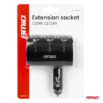 Amio - ΑΝΤΑΠΤΟΡΑΣ ΑΝΑΠΤΗΡΑ 12/24V 120W ΜΑΥΡΟΣ/3 ΘΕΣΕΙΣ/ΠΕΡΙΣΤΡΟΦΗ 90 ΜΟΙΡΩΝ - 1 Τεμ. (04358/AM) - Image 7