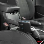 Amio - ΑΝΤΑΠΤΟΡΑΣ ΑΝΑΠΤΗΡΑ 12/24V 100W ΜΑΥΡΟΣ/3 ΘΕΣΕΙΣ/2xUSB-A /ΚΟΥΜΠΙ ON-OFF/ΚΑΛΩΔΙΟ 70cm - 1 Τεμ. (04362/AM) - Image 2