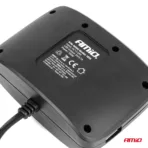 Amio - ΑΝΤΑΠΤΟΡΑΣ ΑΝΑΠΤΗΡΑ 12/24V 100W ΜΑΥΡΟΣ/3 ΘΕΣΕΙΣ/2xUSB-A /ΚΟΥΜΠΙ ON-OFF/ΚΑΛΩΔΙΟ 70cm - 1 Τεμ. (04362/AM) - Image 8