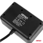 Amio - ΑΝΤΑΠΤΟΡΑΣ ΑΝΑΠΤΗΡΑ 12/24V 120W ΨΗΦΙΑΚΟΣ ΜΑΥΡΟΣ/3 ΘΕΣΕΙΣ/2xUSB-A QC 3.0 ΜΕ ΚΑΛΩΔΙΟ 80cm - 1 Τεμ. (04364/AM) - Image 5