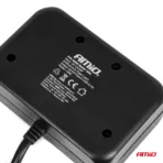 Amio - ΑΝΤΑΠΤΟΡΑΣ ΑΝΑΠΤΗΡΑ 12/24V 120W ΜΑΥΡΟΣ/3 ΘΕΣΕΙΣ/1xUSB-A+1xUSB-C QC 4.0 ΤΑΧΕΙΑΣ ΦΟΡΤΙΣΗΣ/ΚΑΛΩΔΙΟ 80cm - 1 Τεμ. (04365/AM) - Image 4
