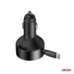 Amio - ΦΟΡΤΙΣΤΗΣ ΑΝΑΠΤΗΡΑ 12/24V ΜΕ 1 ΘΥΡΑ USB-C 60W 5V/3A ΤΑΧΕΙΑΣ ΦΟΡΤΙΣΗΣ ΜΕ ΕΝΣΩΜΑΤΟΜΕΝΟ ΚΑΛΩΔΙΟ USB-C - 1 ΤΕΜ. (04368/AM) - Image 5