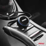 Amio - ΦΟΡΤΙΣΤΗΣ ΑΝΑΠΤΗΡΑ 12/24V ΜΕ 1ΘΥΡΑ USB-C 60W ΤΑΧΕΙΑΣ ΦΟΡΤΙΣΗΣ ΜΕ ΕΝΣΩΜΑΤΩΜΕΝΟ ΚΑΛΩΔΙΟ USB C+APPLE LIGHTING - 1 Τεμ. (04370/AM) - Image 2