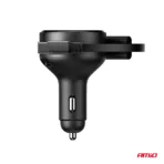 Amio - ΦΟΡΤΙΣΤΗΣ ΑΝΑΠΤΗΡΑ 12/24V ΜΕ 1ΘΥΡΑ USB-C 60W ΤΑΧΕΙΑΣ ΦΟΡΤΙΣΗΣ ΜΕ ΕΝΣΩΜΑΤΩΜΕΝΟ ΚΑΛΩΔΙΟ USB C+APPLE LIGHTING - 1 Τεμ. (04370/AM) - Image 4