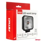 Amio - ΠΡΟΒΟΛΕΑΣ ΕΡΓΑΣΙΑΣ ΤΕΤΡΑΓΩΝΟΣ LED 30W 9>50V 3 ΧΡΗΣΕΩΝ ΛΕΥΚΟ/ΠΟΡΤΟΚΑΛΙ ΦΩΣ 110x110x52mm - 1 Τεμ. (04394/AM) - Image 8