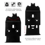 MENABO ΑΚΡΑ (ΠΟΔΙΑ) FIX602FP ΓΙΑ ΕΠΑΓΓΕΛΜΑΤΙΚΗ ΜΠΑΡΑ PROFESSIONAL MENABO - 2 ΤΕΜ. (ΓΙΑ 1 ΜΠΑΡΑ) (10310/MB) - Image 3