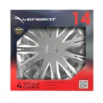 Amio - ΤΑΣΙΑ 14" HUBCAP SPARK ΑΣΗΜΙ - ΣΕΤ 4ΤΕΜ ΣΕ ΚΟΥΤΙ (1082/AM) - Image 2